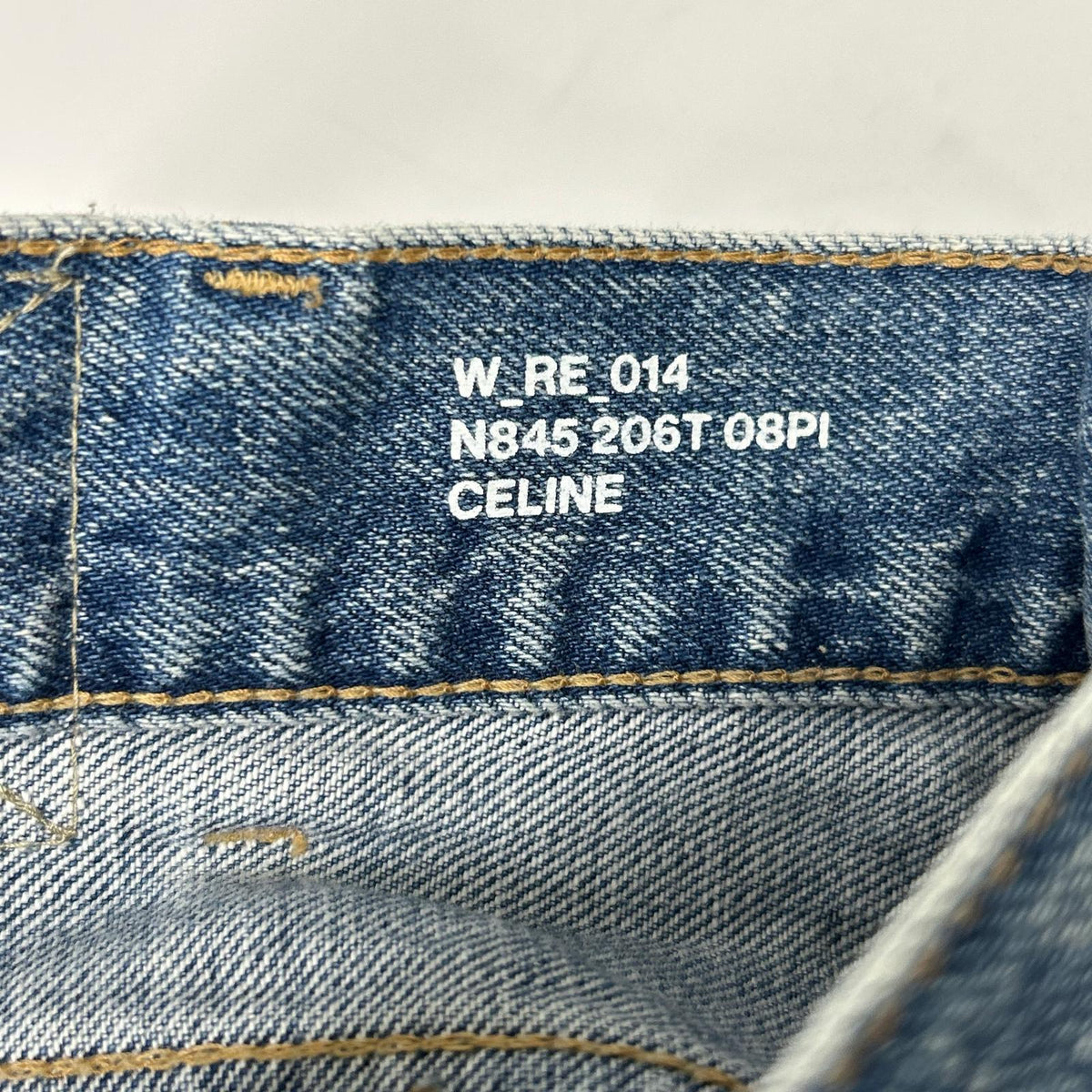 CELINE セリーヌ N845206T08PI ライトブルー ウェスリーローライズジーンズ ボトムス