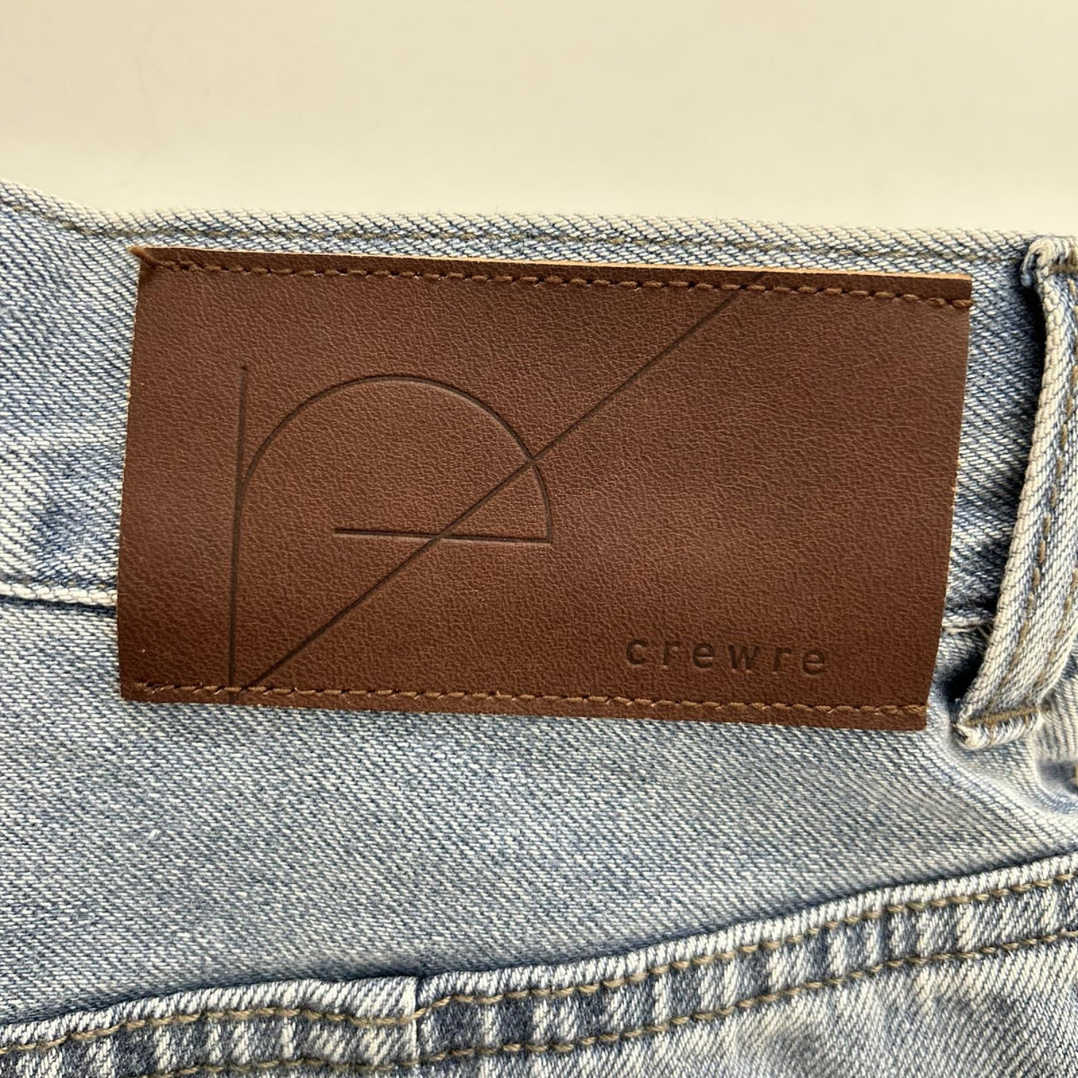 crewre クルーレ cr24ss10026 ライトブルー ソフトカーヴィデニムスラックス ボトムス