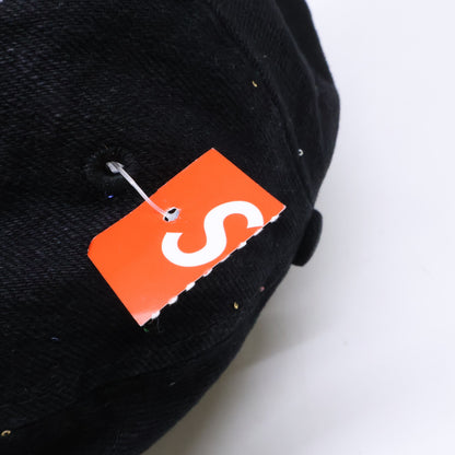 Supreme シュプリーム 【新品同様】SS26 Sequin Denim Classic Logo 6-Panel シークインデニム クラシックロゴ 6パネル キャップ 帽子