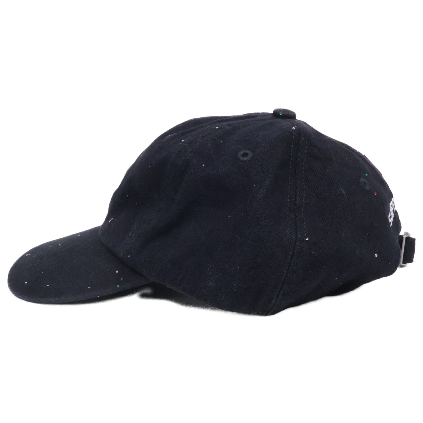 Supreme シュプリーム 【新品同様】SS26 Sequin Denim Classic Logo 6-Panel シークインデニム クラシックロゴ 6パネル キャップ 帽子