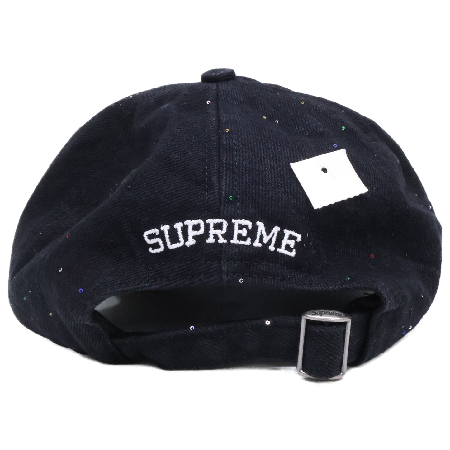 Supreme シュプリーム 【新品同様】SS26 Sequin Denim Classic Logo 6-Panel シークインデニム クラシックロゴ 6パネル キャップ 帽子