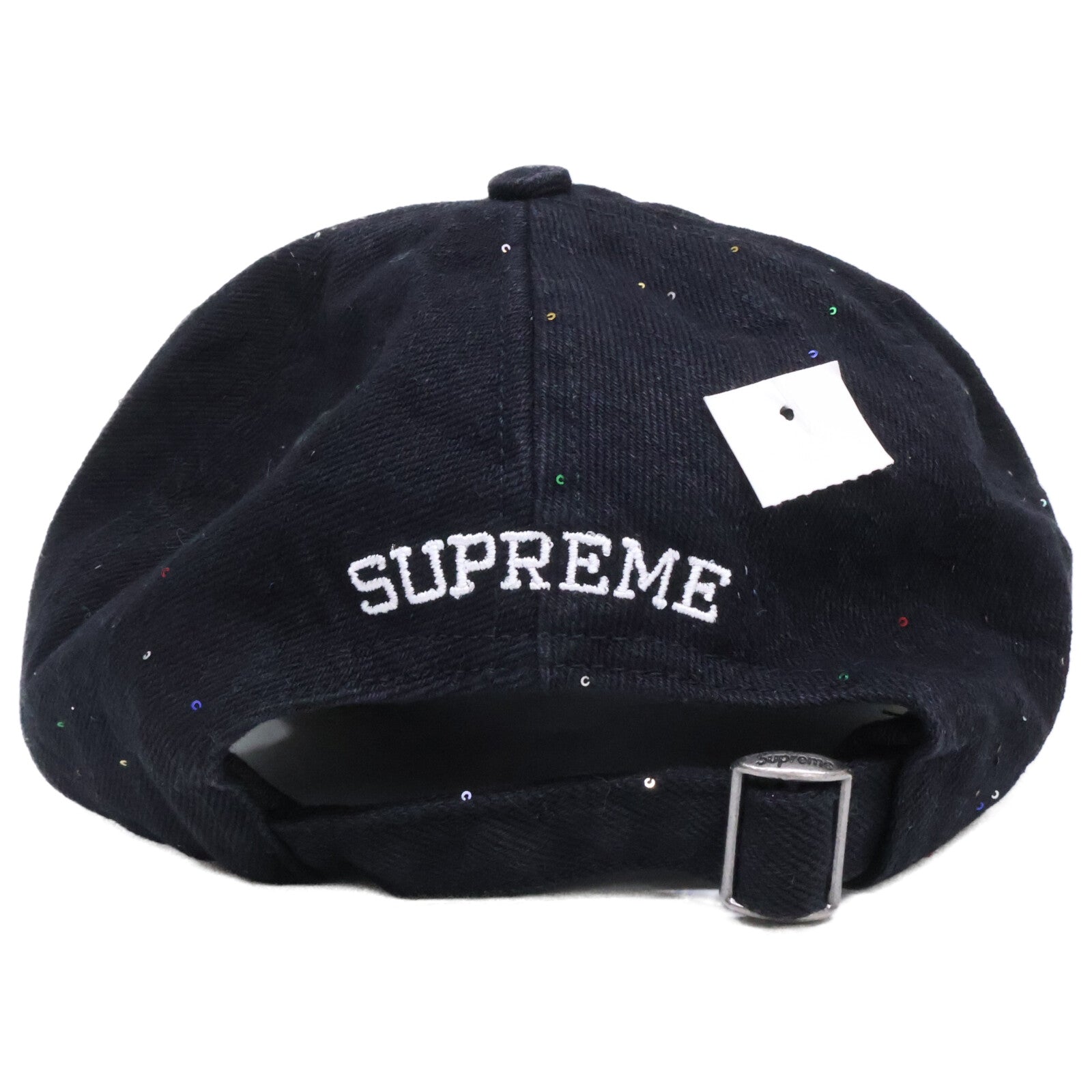 Supreme シュプリーム 【新品同様】SS26 Sequin Denim Classic Logo 6-Panel シークインデニム クラシックロゴ 6パネル キャップ 帽子