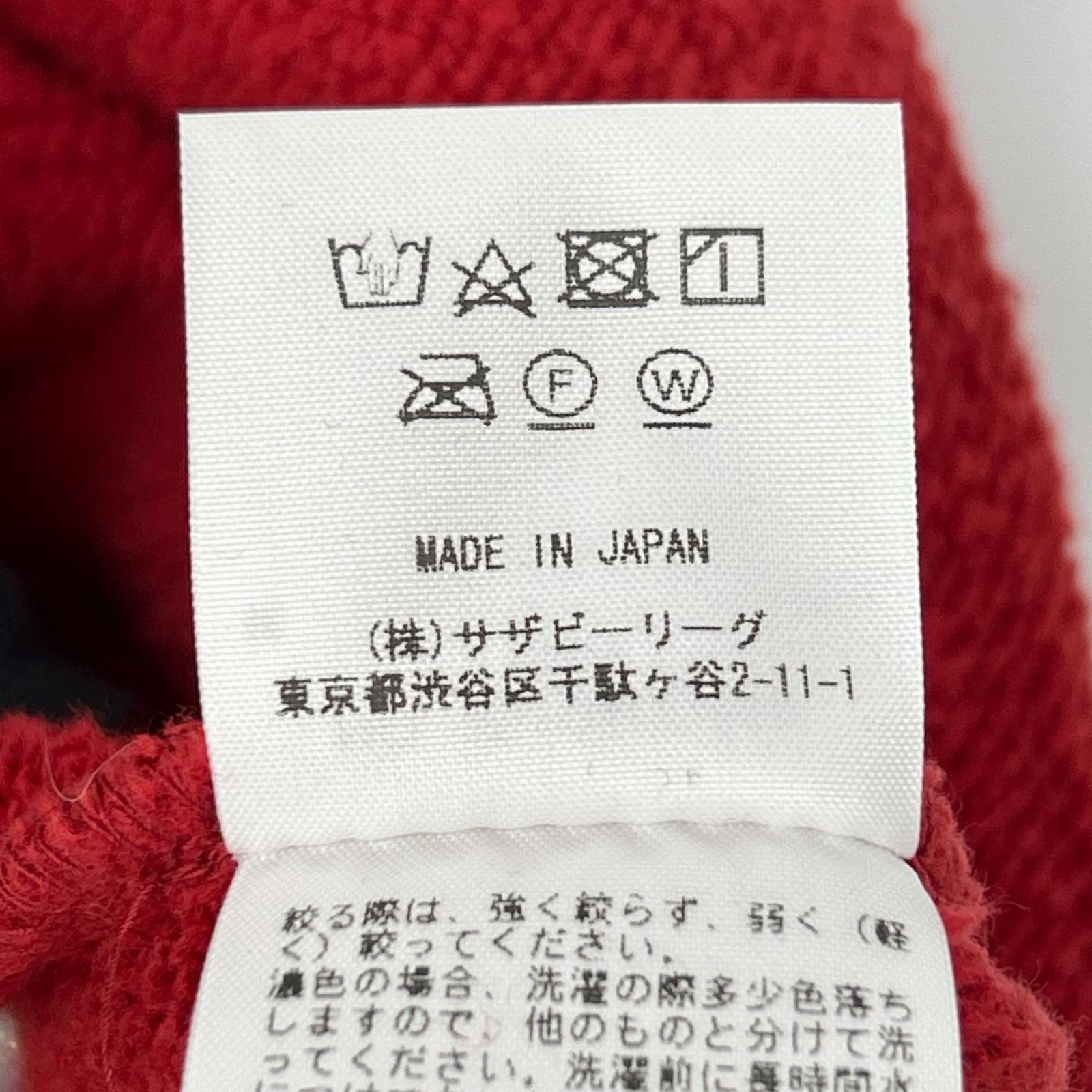 TEN テン 【ロンハーマン別注】レッド コットン スウェット トップス