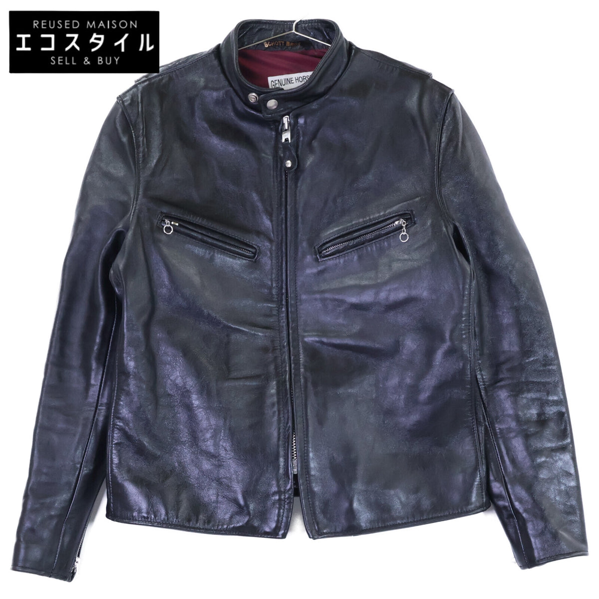 schott ショット 【美品/国内正規】7823950088 641XXH ホースハイド シングルライダースジャケット ジャケット