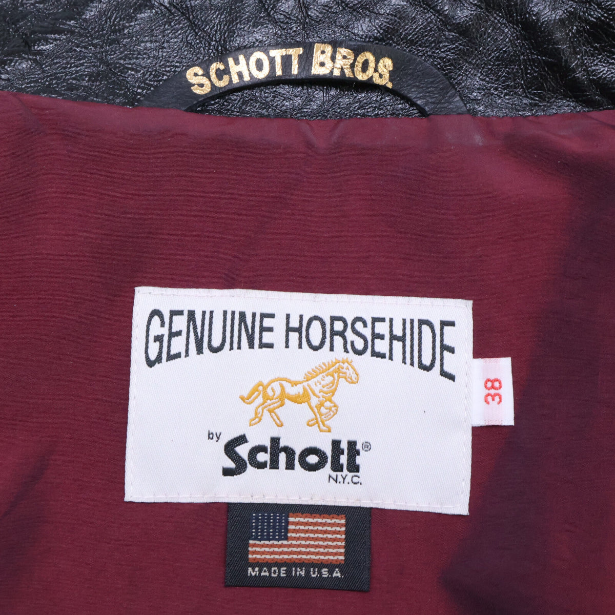schott ショット 【美品/国内正規】7823950088 641XXH ホースハイド シングルライダースジャケット ジャケット
