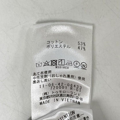 BALLSEY ボールジー 24年製 ブラック コットン混 Vネック ノースリーブワンピース ワンピース