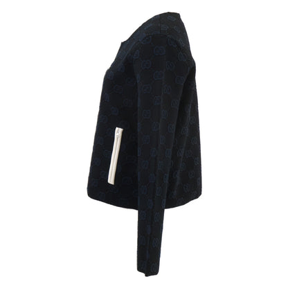 GUCCI グッチ 【美品/国内正規】749076 XKDCR GG-Jacquard Collarless Jacket Jacket