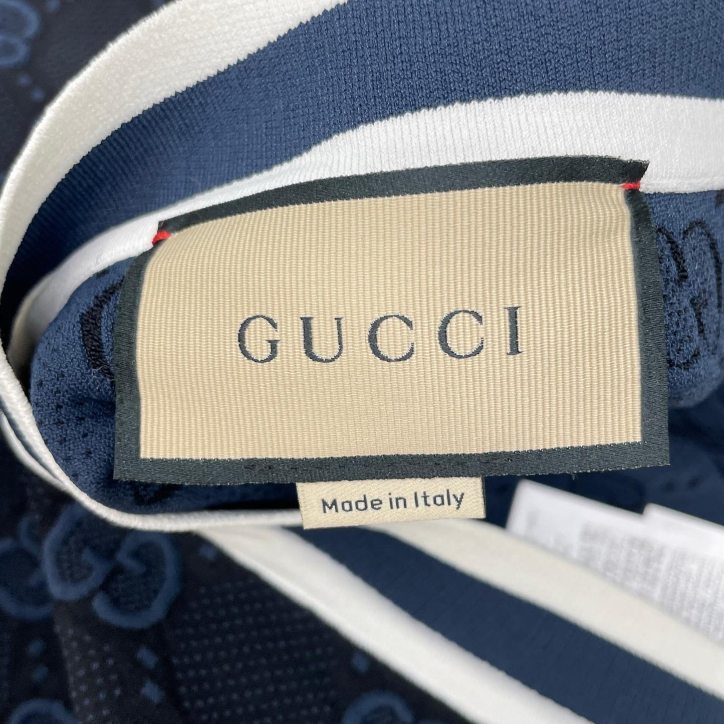 GUCCI グッチ 754040 ネイビー GGファインコットン ジャカード スカート スカート