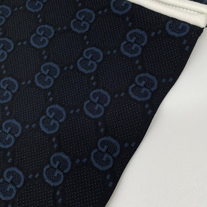 GUCCI グッチ 754040 ネイビー GGファインコットン ジャカード スカート スカート