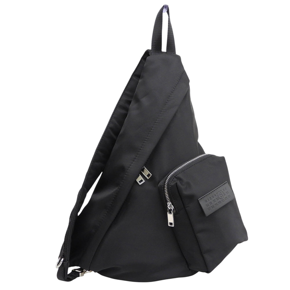 MM6 エムエムシックス 美品 JAPANESE SLING BAG バッグ ボディバッグ メンズ ブラック 26年 SB5WG0019 ボディバッグ