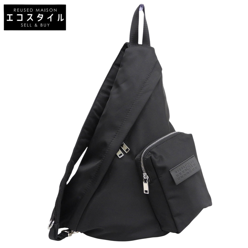 MM6 エムエムシックス 美品 JAPANESE SLING BAG バッグ ボディバッグ メンズ ブラック 26年 SB5WG0019 ボディバッグ