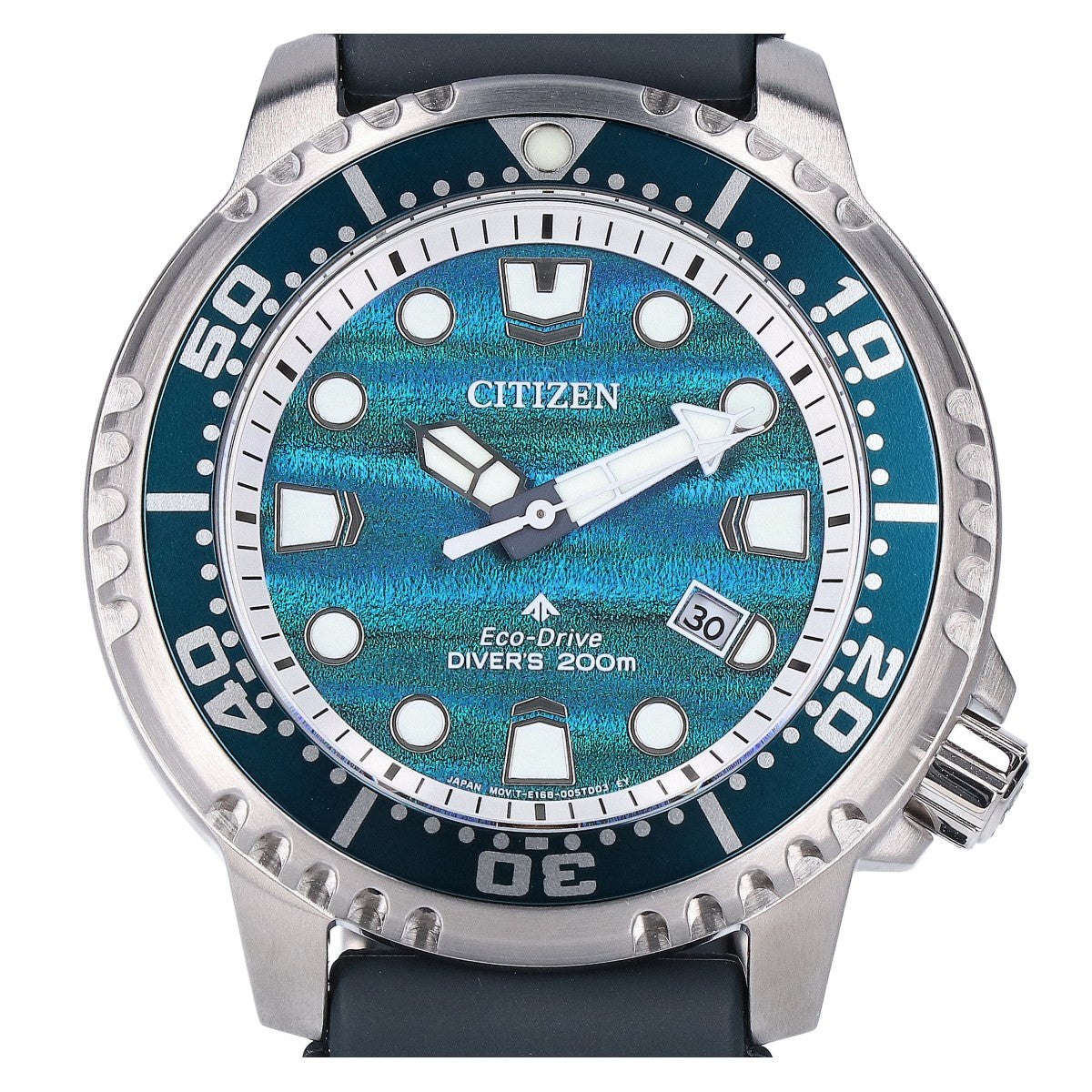 CITIZEN シチズン 【新品同様】BN0167-09W E168 MARINE PROMASTER プロマスター デイト エコ・ドライブ 腕時計