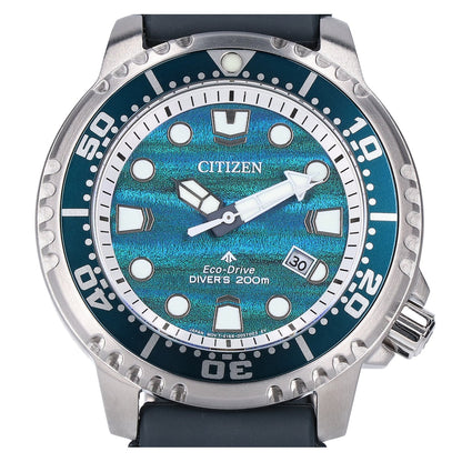 CITIZEN シチズン 【新品同様】BN0167-09W E168 MARINE PROMASTER プロマスター デイト エコ・ドライブ 腕時計