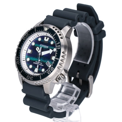 CITIZEN シチズン 【新品同様】BN0167-09W E168 MARINE PROMASTER プロマスター デイト エコ・ドライブ 腕時計