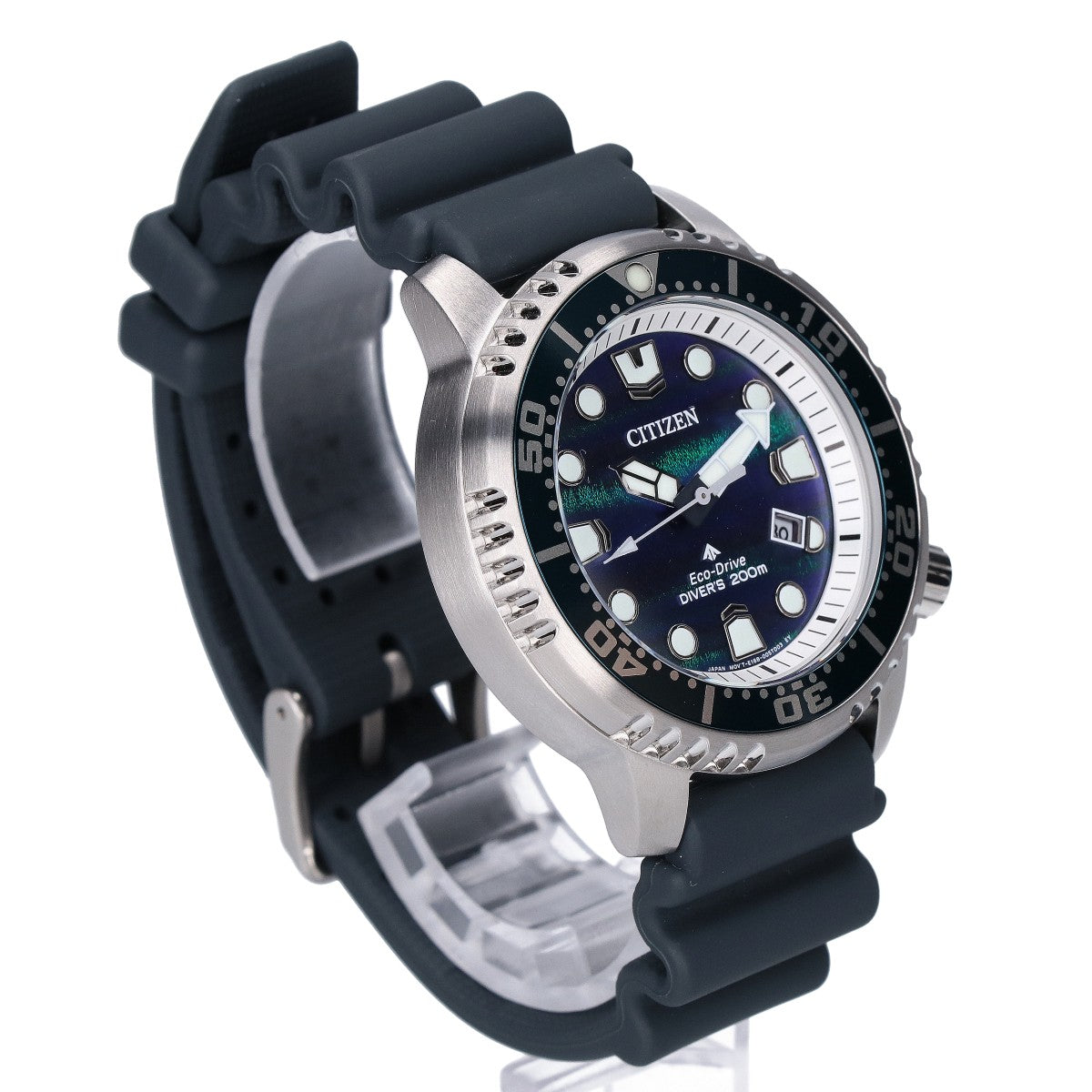 CITIZEN シチズン 【新品同様】BN0167-09W E168 MARINE PROMASTER プロマスター デイト エコ・ドライブ 腕時計
