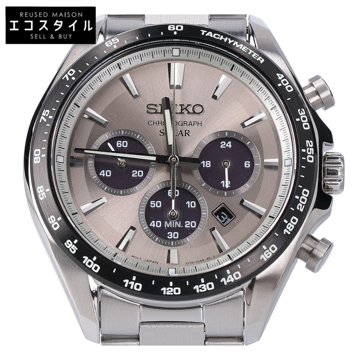 SEIKO セイコー 【美品】SBPY181 V175 セイコーセレクション メンズ ソーラー 腕時計