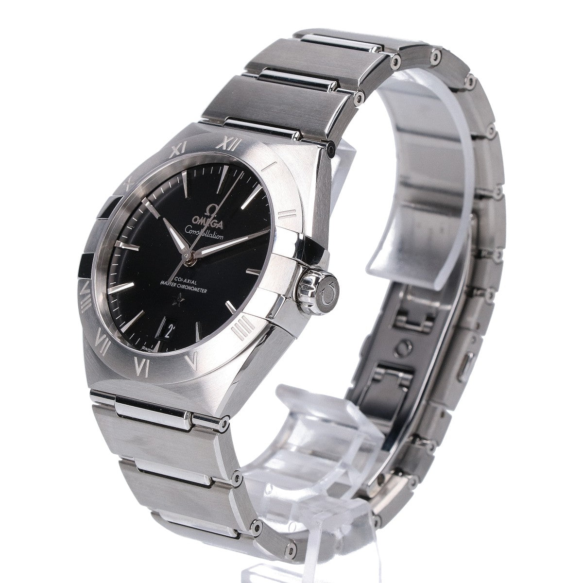 OMEGA オメガ 新品同様 131.10.39.20.01.001 ブラック文字盤 コンステレーション 自動巻き 腕時計