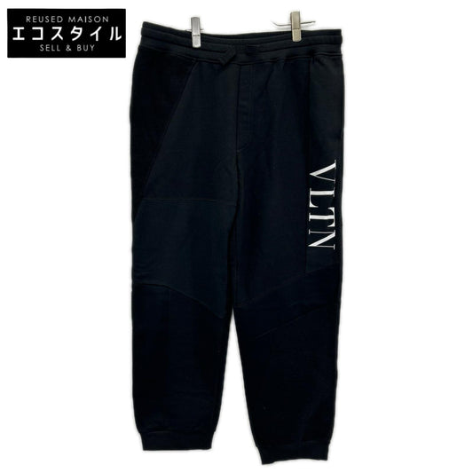 VALENTINO ヴァレンティノ WV3MD03A7CW VLTNロゴ パッチワーク スウェットパンツ ボトムス