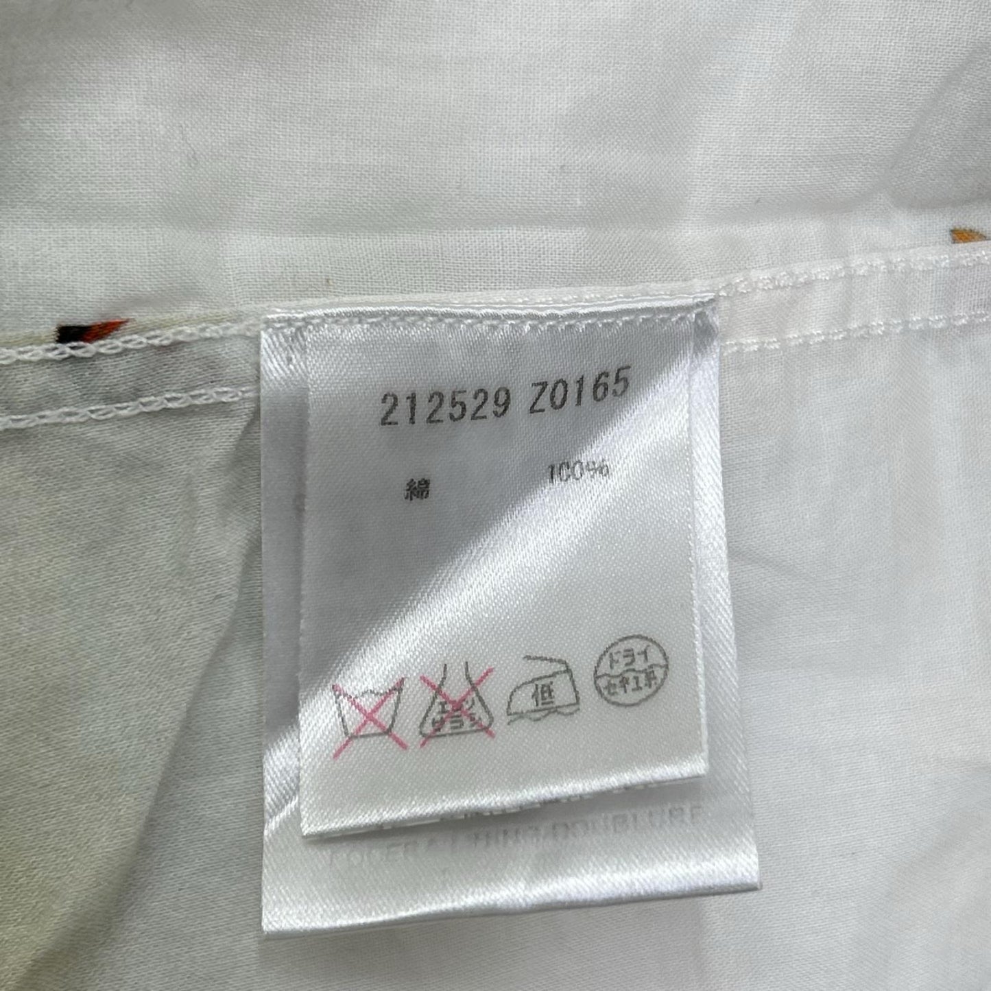 GUCCI グッチ ホワイト 和柄 SKINNY 総柄 半袖シャツ トップス