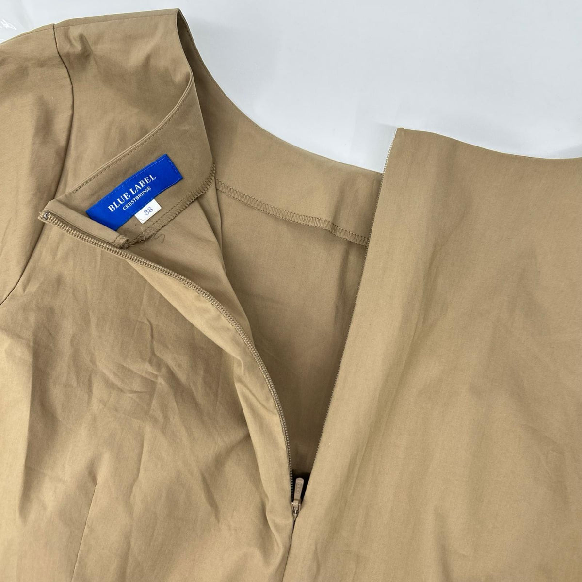 BLUE LABEL CRESTBRIDGE ブルーレーベルクレストブリッジ 55J25-161-40 ベルトデザイン ワンピース