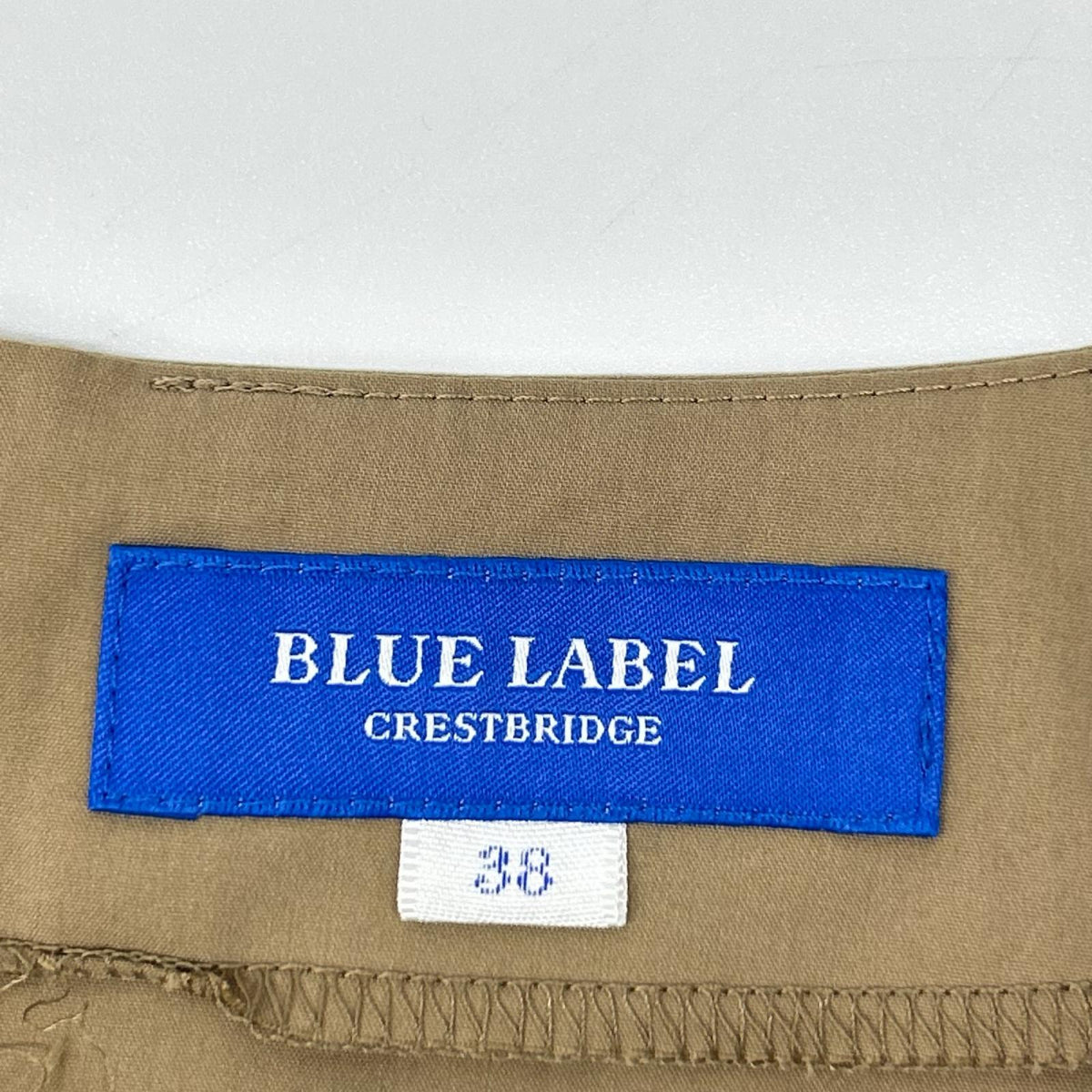 BLUE LABEL CRESTBRIDGE ブルーレーベルクレストブリッジ 55J25-161-40 ベルトデザイン ワンピース