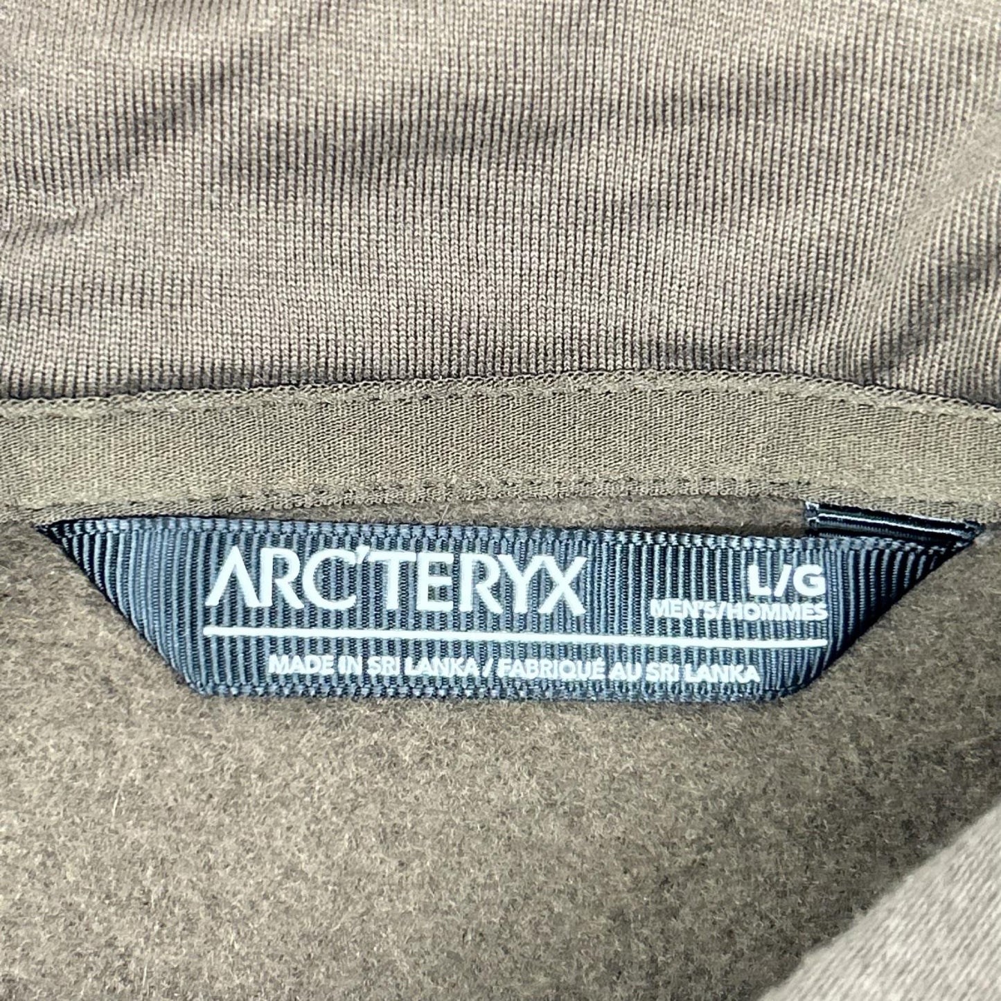 ARC'TERYX アークテリクス X000009788 ブラウン EMBLEM FLEECE HOODY トップス