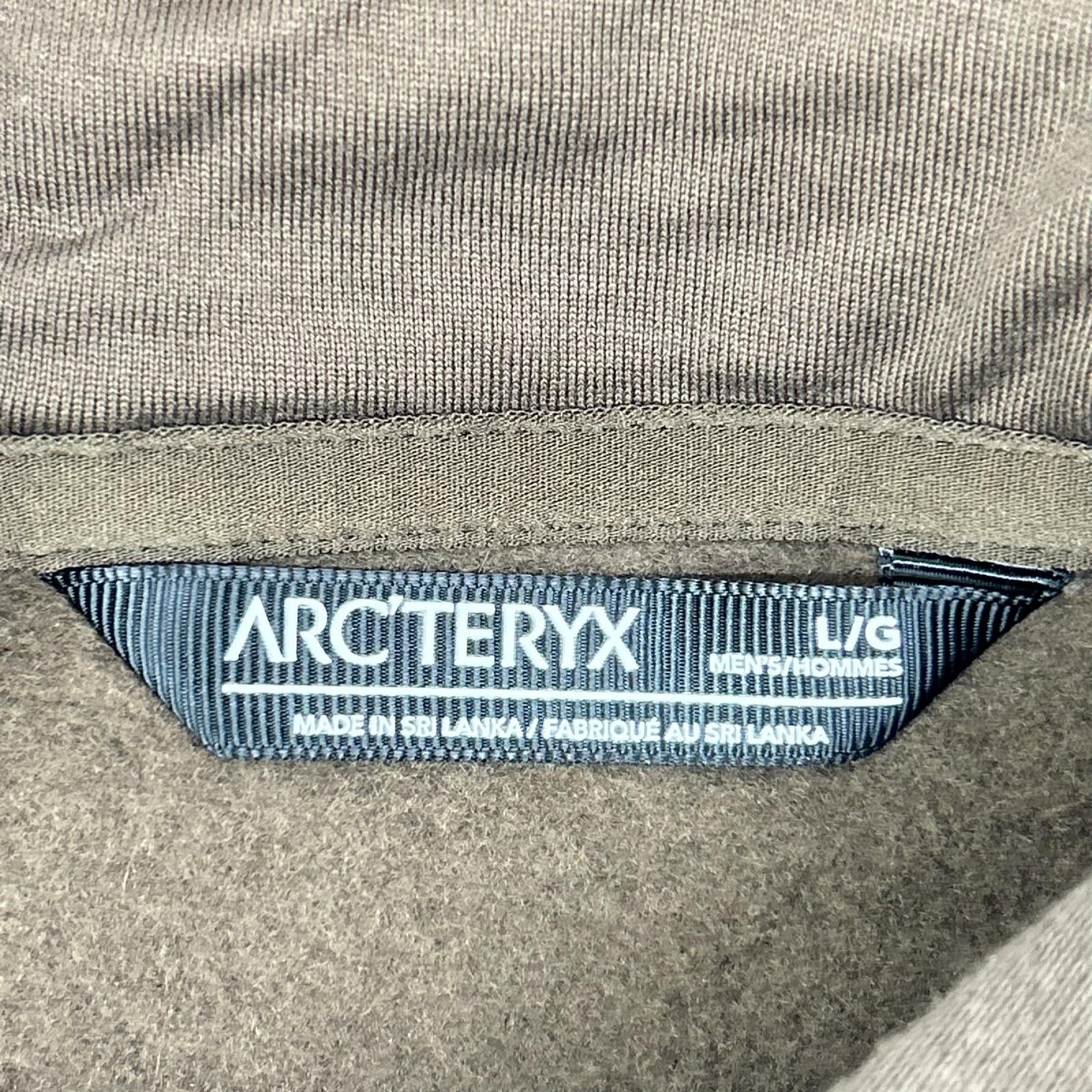 ARC'TERYX アークテリクス X000009788 ブラウン EMBLEM FLEECE HOODY トップス