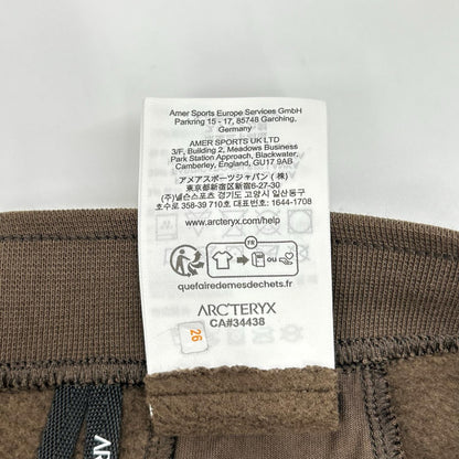 ARC'TERYX アークテリクス X000010393 ブラウン EMBLEM FLEECE JOGGER ボトムス
