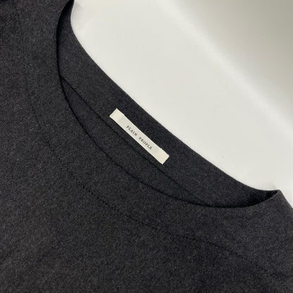PLAIN PEOPLE プレインピープル H1553FA264 ブラック ウール 七分丈 ロングワンピース ワンピース