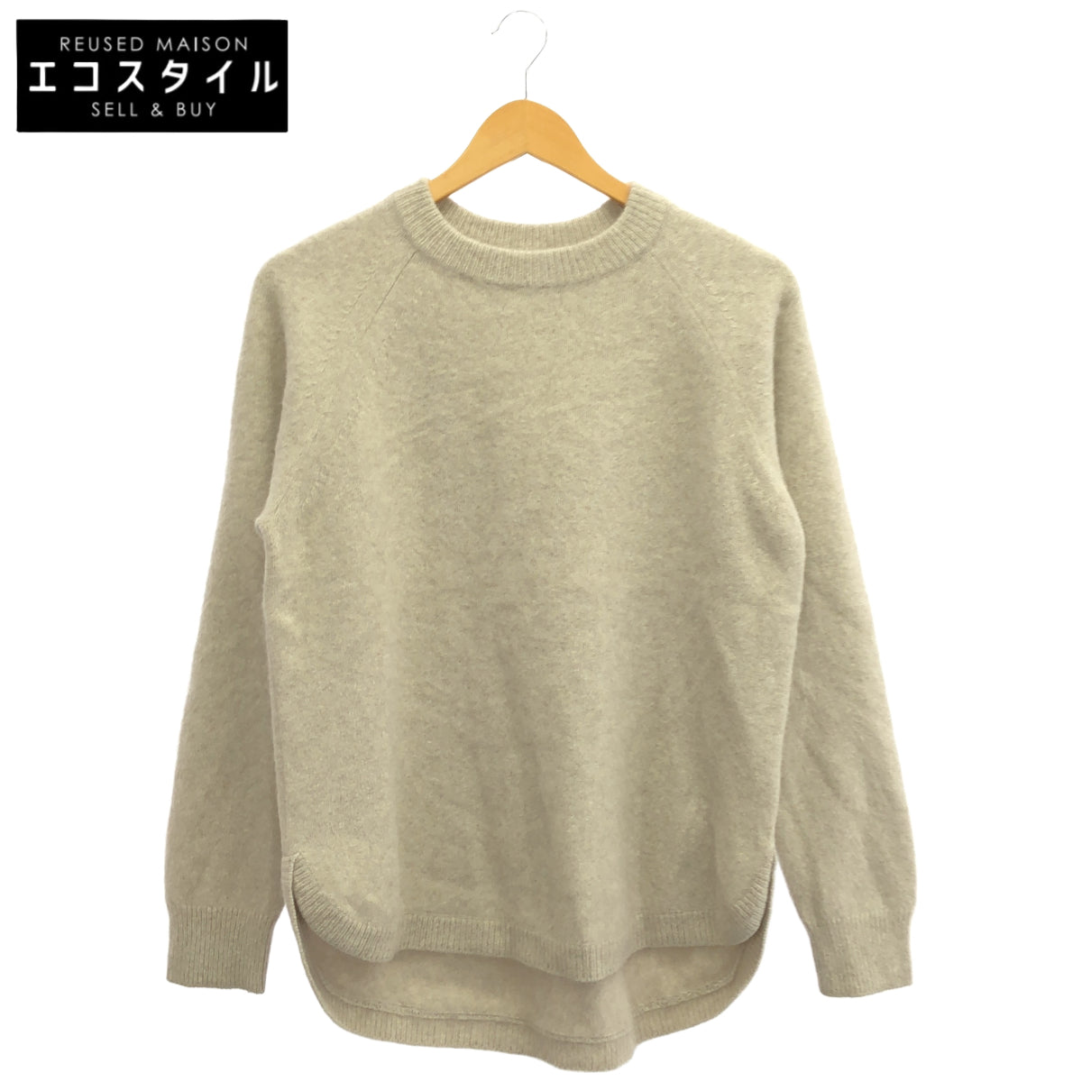 BEARDSLEY ビアズリー BEZ1002405A0016 アイボリー FOXプルオーバーニット トップス