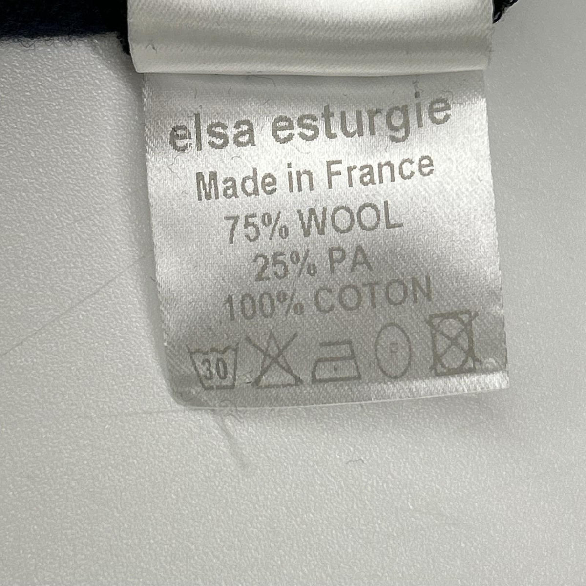 elsa esturgie エルザエストゥージー ブラック シルクコットン イージースカート スカート