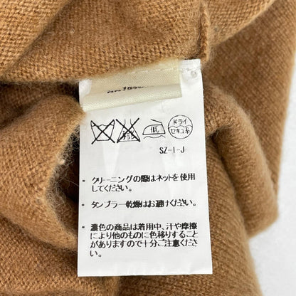 demylee デミリー ブラウン カシミア100 Vネックワンピース ワンピース