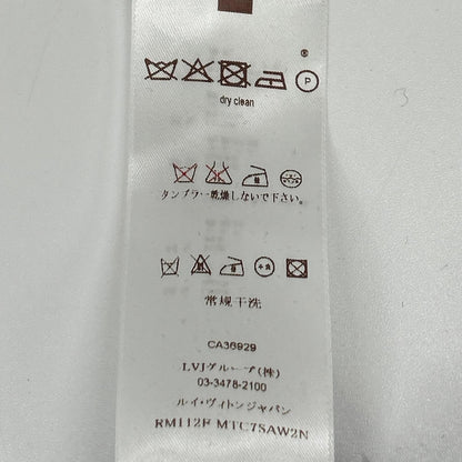 LOUIS VUITTON ルイヴィトン RM122F ブラック ウールシルク ピンストライプ 裏地ダミエ スーツセットアップ スーツ セットアップ