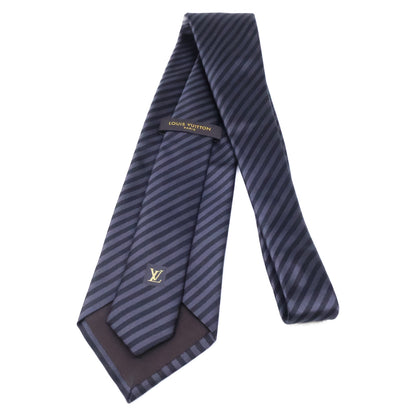 LOUIS VUITTON ルイヴィトン 【美品】ストライプ シルク ネクタイ