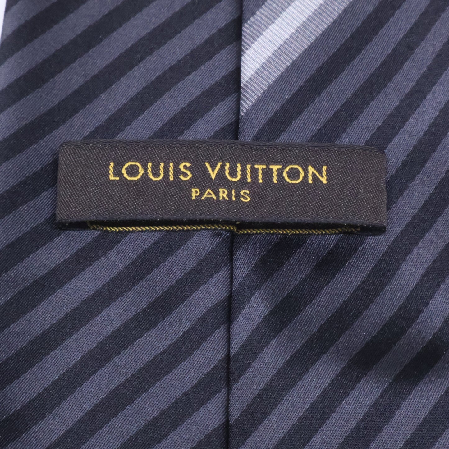 LOUIS VUITTON ルイヴィトン 【美品】ストライプ シルク ネクタイ