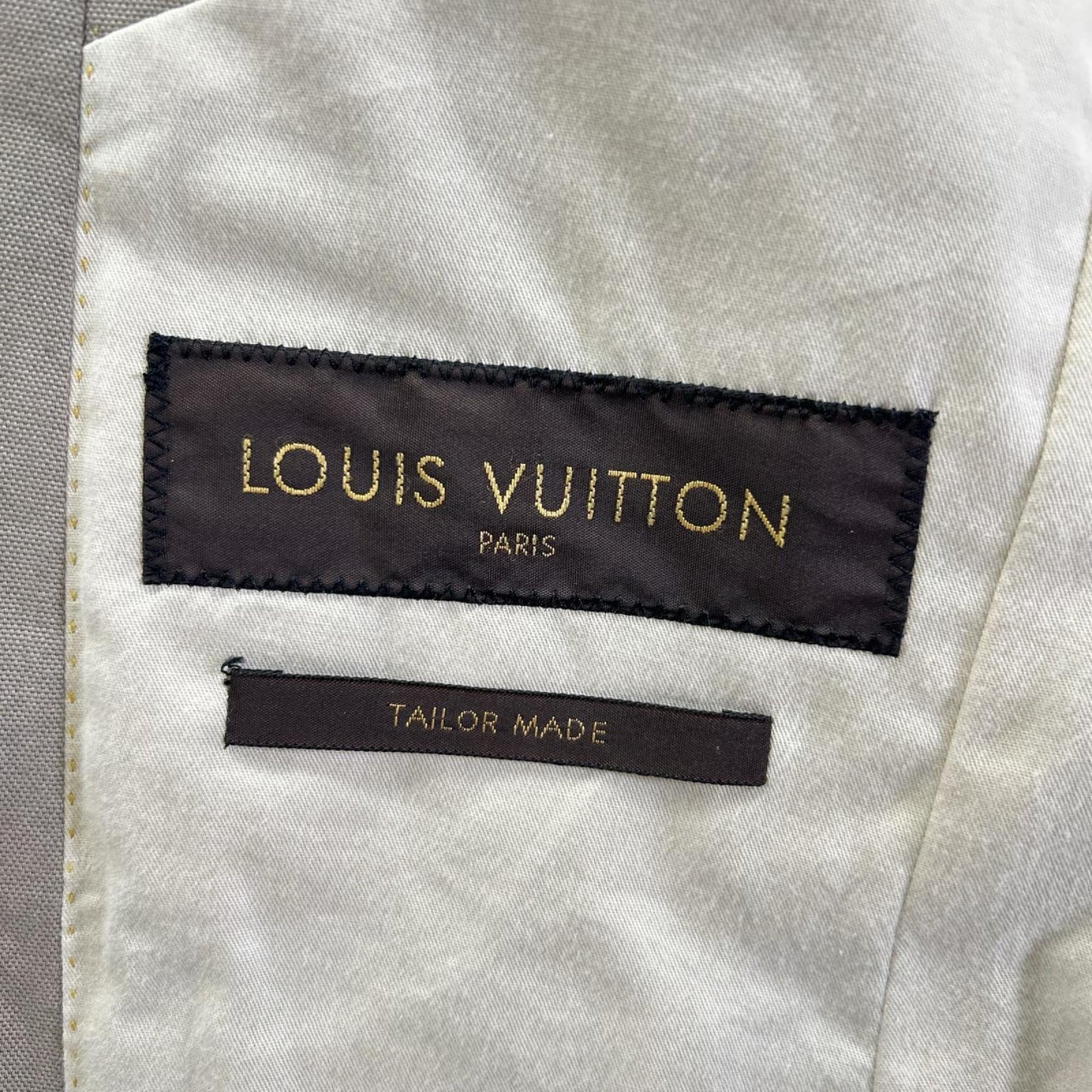 LOUIS VUITTON ルイヴィトン ベージュ コットン100 2B テーラードジャケット ジャケット