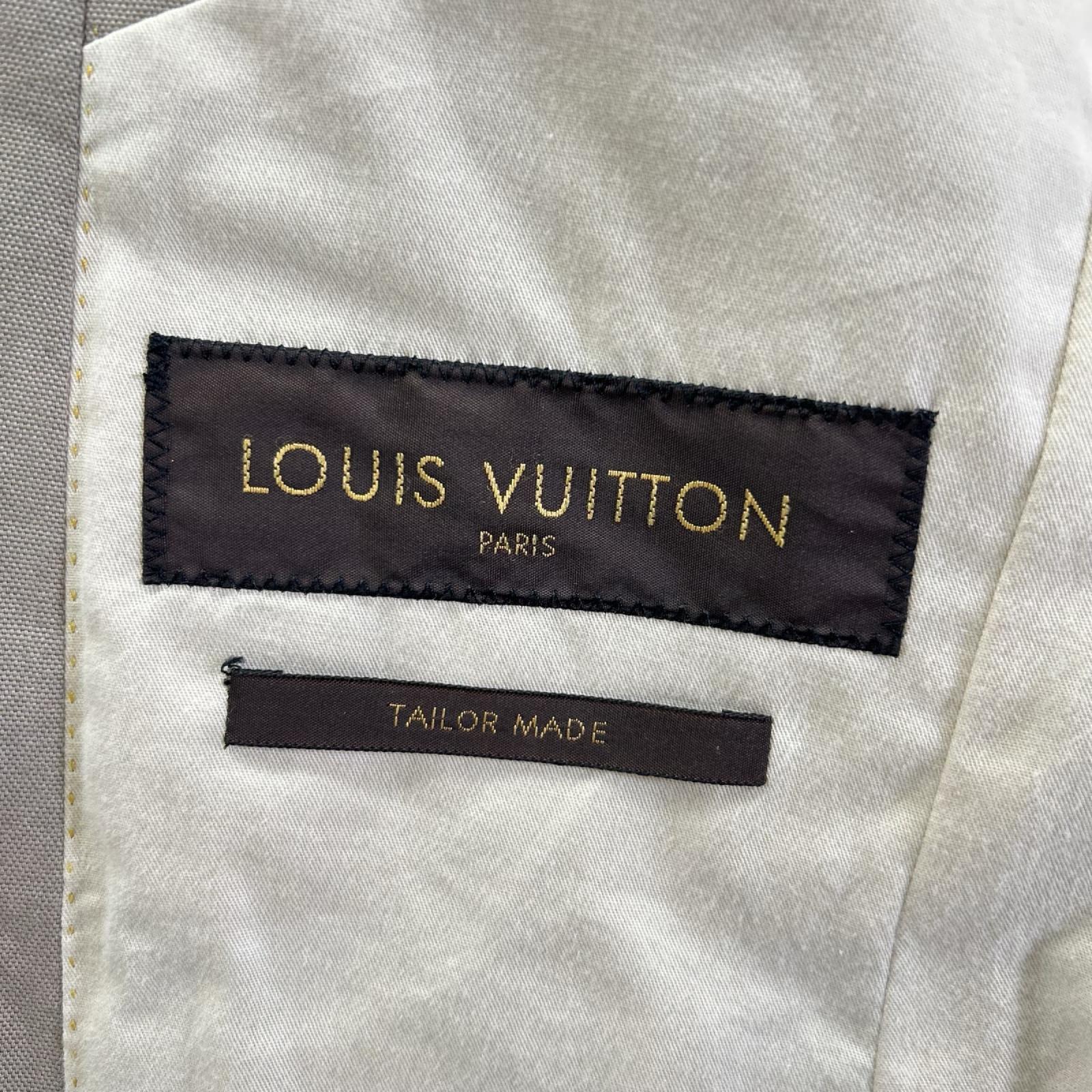 LOUIS VUITTON ルイヴィトン ベージュ コットン100 2B テーラードジャケット ジャケット