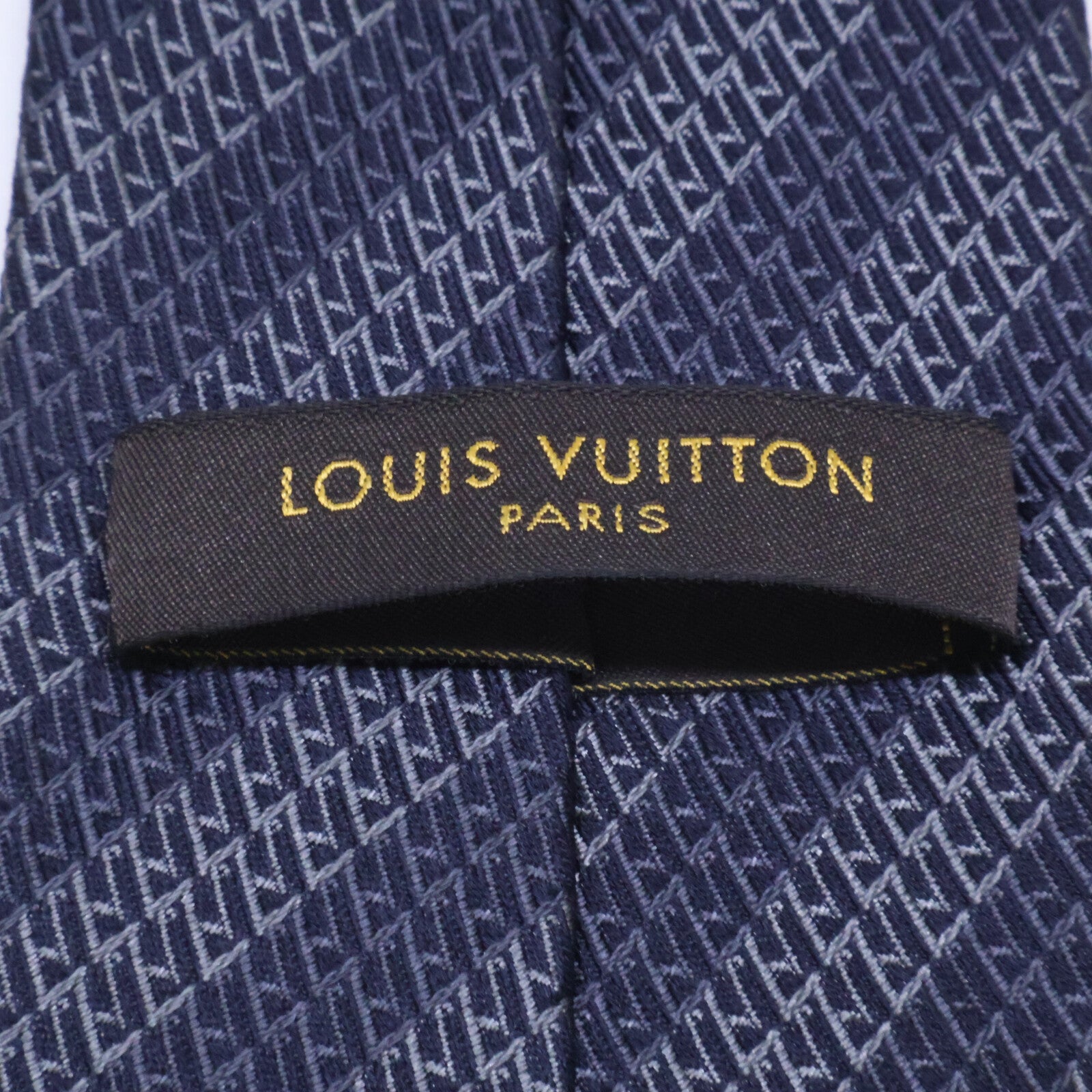 LOUIS VUITTON ルイヴィトン 【美品】ストライプ シルク ネクタイ