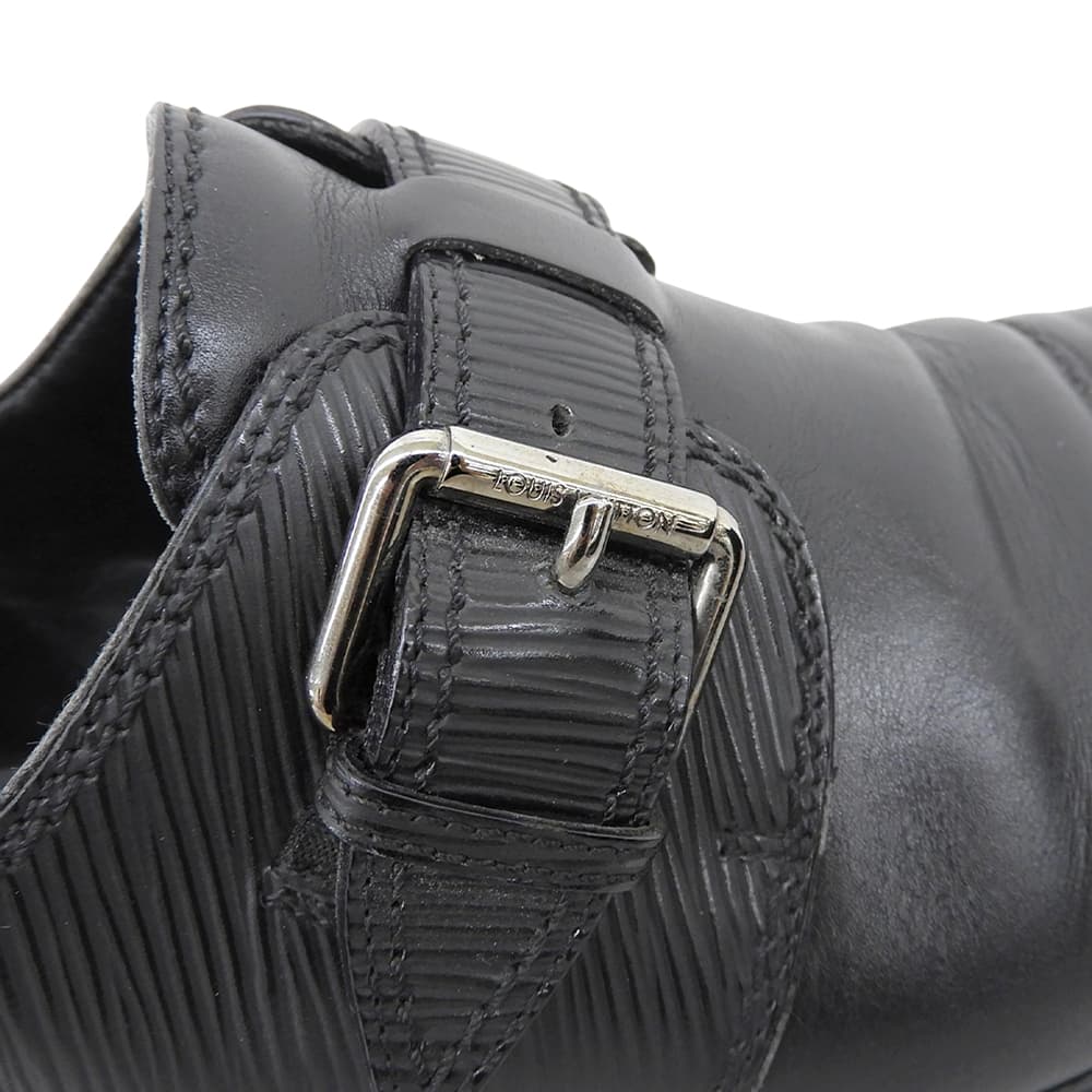 LOUIS VUITTON ルイヴィトン レザー エピデザイン モンクストラップシューズ メンズ 黒 ブラック 6 1/2 シューズ