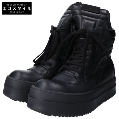Rick Owens リックオウエンス RU02F4868LCO ブラック MEGA BUMPER GEOBASKET スニーカー シューズ
