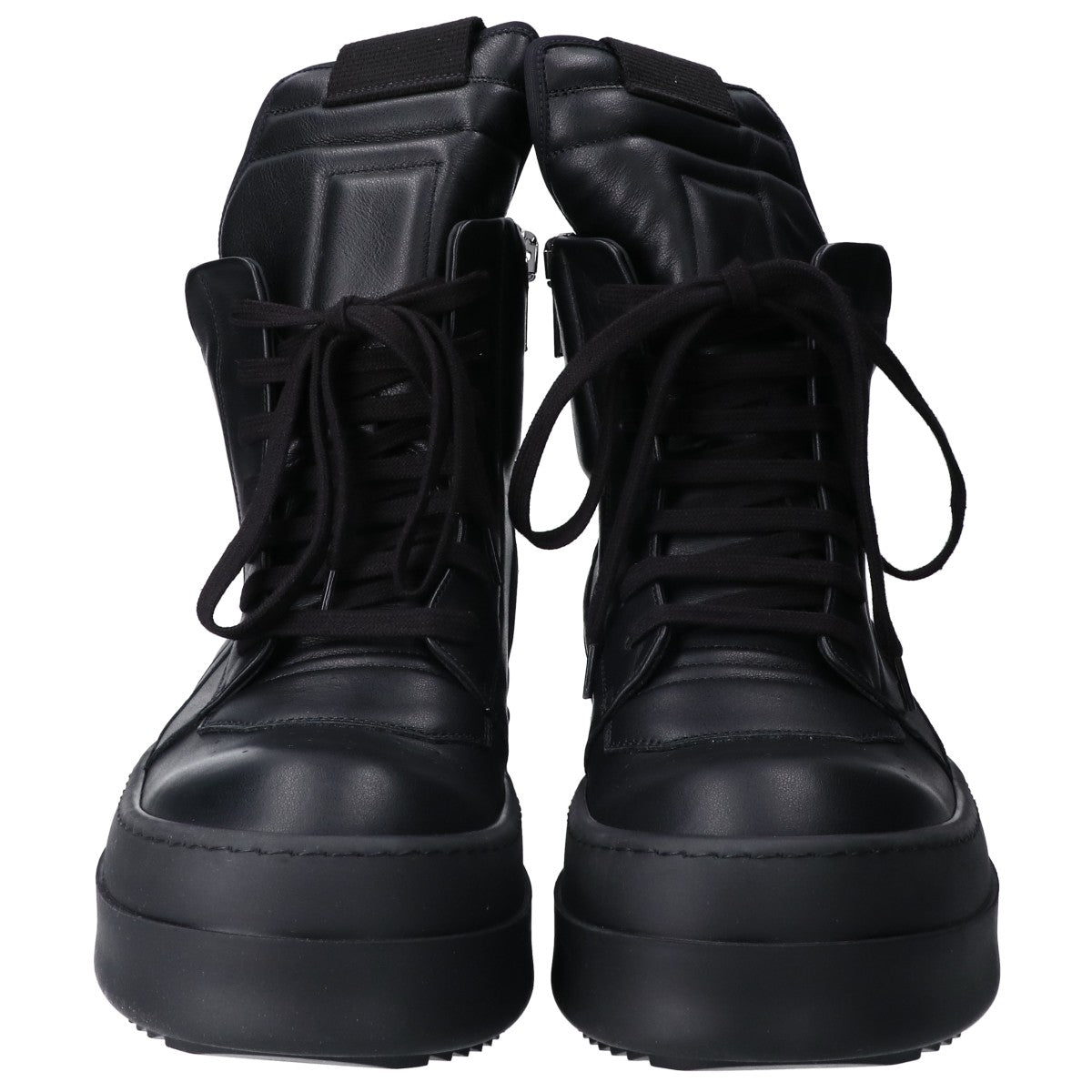 Rick Owens リックオウエンス RU02F4868LCO ブラック MEGA BUMPER GEOBASKET スニーカー シューズ