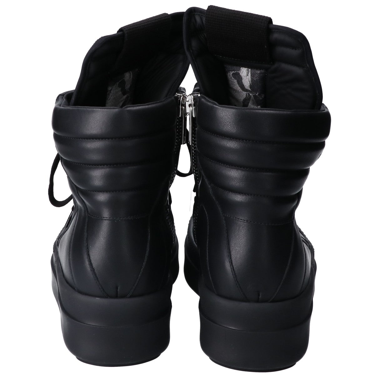 Rick Owens リックオウエンス RU02F4868LCO ブラック MEGA BUMPER GEOBASKET スニーカー シューズ