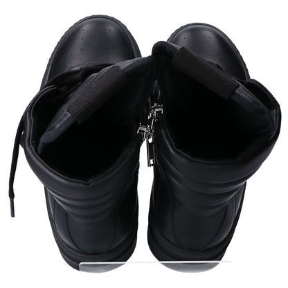 Rick Owens リックオウエンス RU02F4868LCO ブラック MEGA BUMPER GEOBASKET スニーカー シューズ