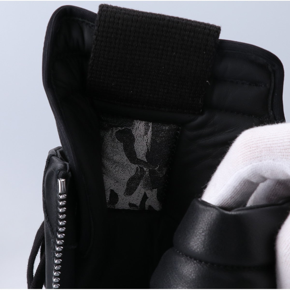 Rick Owens リックオウエンス RU02F4868LCO ブラック MEGA BUMPER GEOBASKET スニーカー シューズ