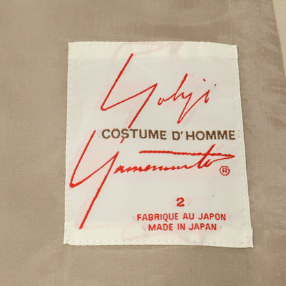 YOHJI YAMAMOTO COSTUME D’HOMME ヨウジヤマモト コスチュームドオム 99AW　H0-C82-052 赤タグ バルマカーン コート