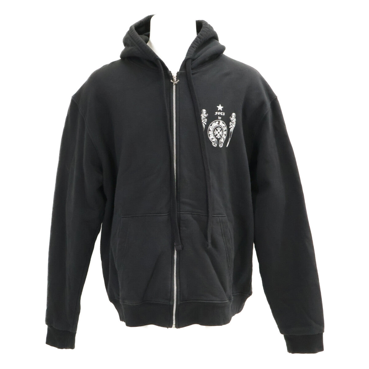Chrome hearts クロムハーツ 【国内正規】FOTI ZIP HOODIE スカル ジップアップ パーカー トップス