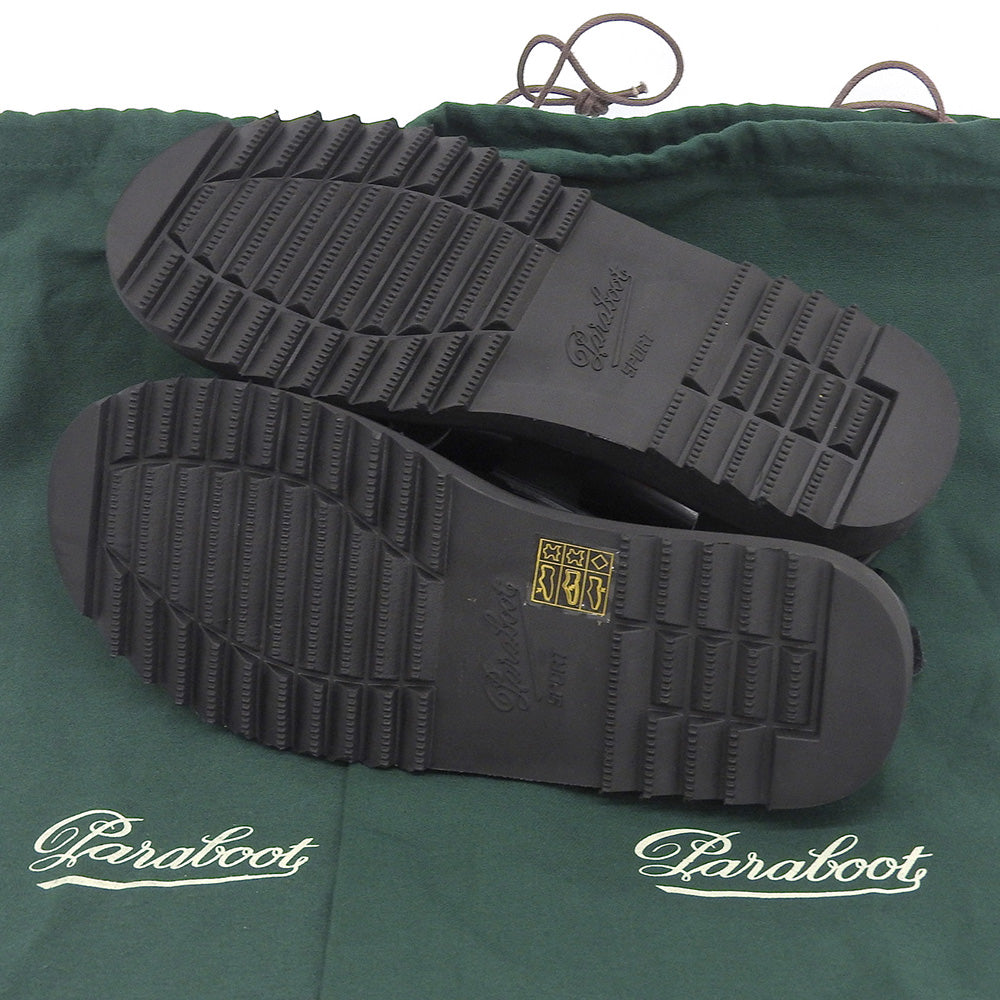 Paraboot パラブーツ 新品同様 GLOSS NOIR TIARE ティアレ サンダル シューズ レディース ブラック 38 シューズ