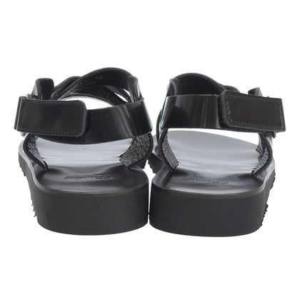 Paraboot パラブーツ 新品同様 GLOSS NOIR TIARE ティアレ サンダル シューズ レディース ブラック 38 シューズ