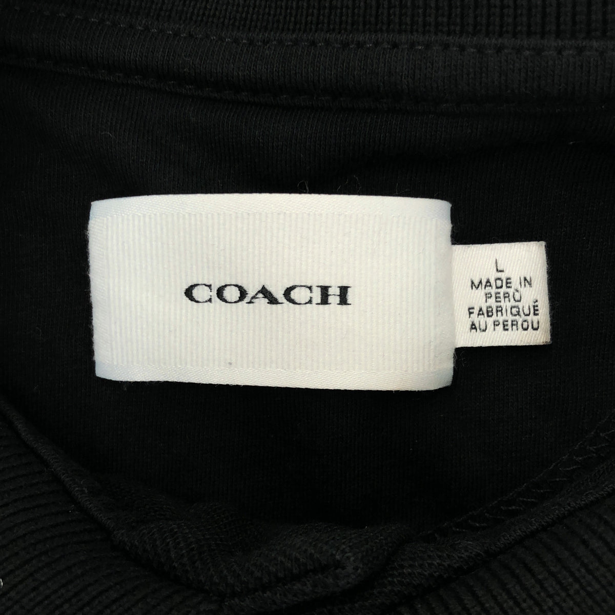 COACH コーチ CT025 ブラック ホース アンドキャリッジ クラシック ポロシャツ トップス