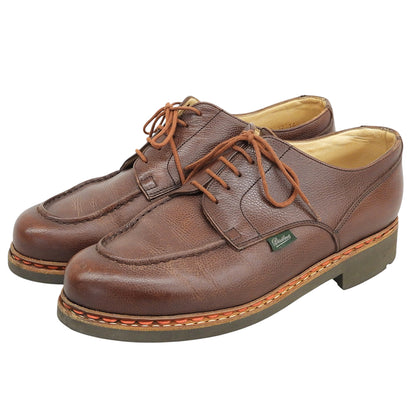 Paraboot パラブーツ 美品 BEAMS別注 シャンボード Uチップ シボ革 シューズ メンズ ブラウン 8 シューズ
